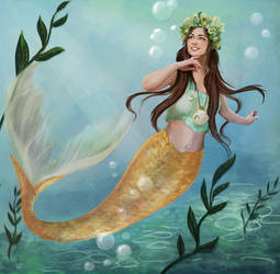 Mermaid Portrait thing