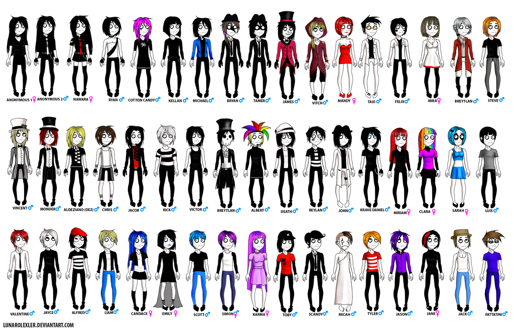 All My Ocs By Lunarolexler On Deviantart All My Ocs By Lunarolexler On Deviantart