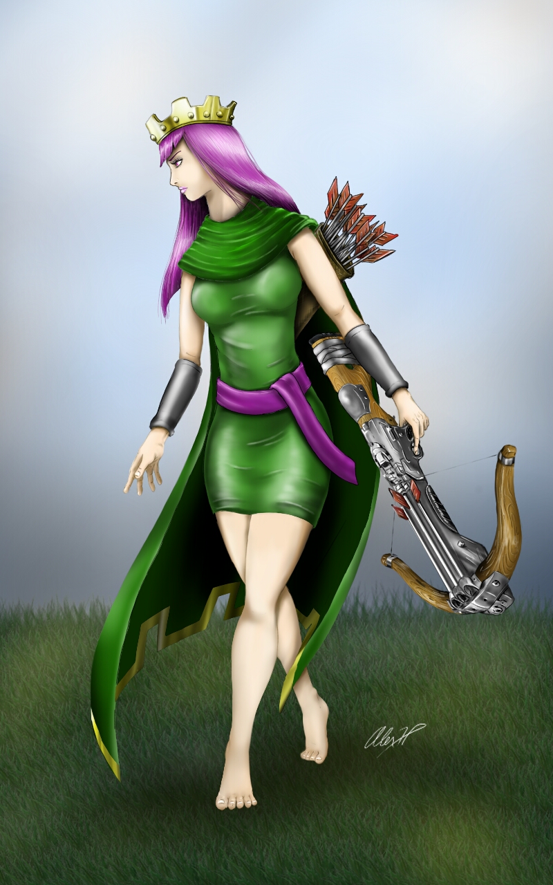 Clash of Clans King and Queen Render by kozejin on DeviantArt