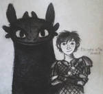 Hiccup and Toothless by InsidiousDragon