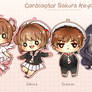 Cardcaptor Sakura Keychain Set