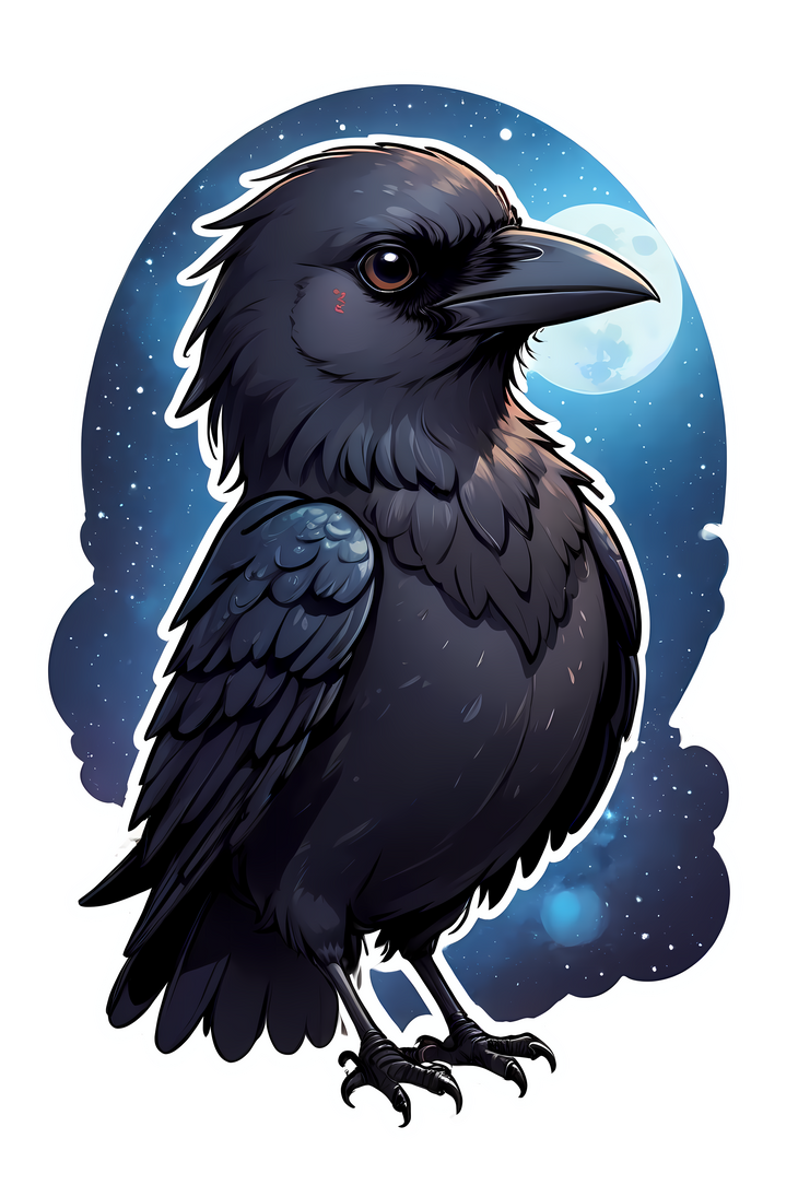 Cute Crow 03 by Shoeai on DeviantArt