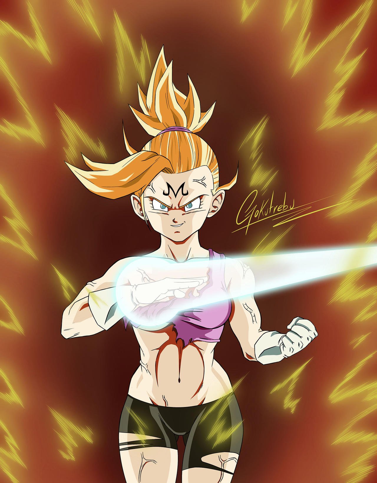 X 上的Dragon Ball Multiverse：「Bra SSJ by BrandonGuedesOmegaX   #fanart #bra #dbz #DBMultiverse   / X