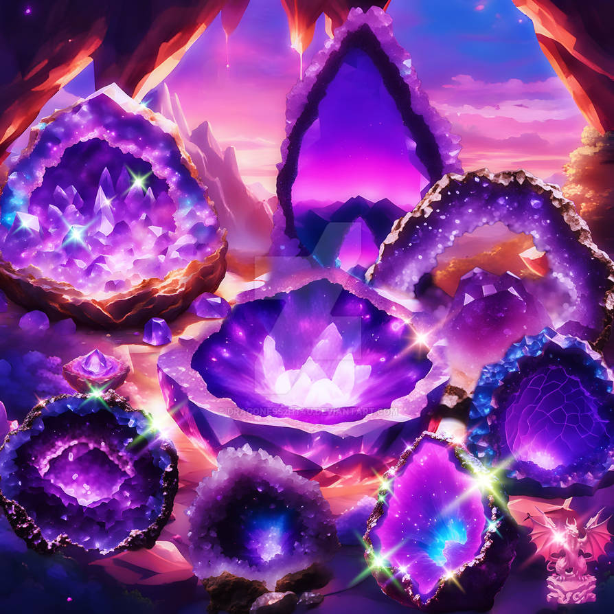 Geode Deviantart Geodes by Dragoness2ht4u on DeviantArt
