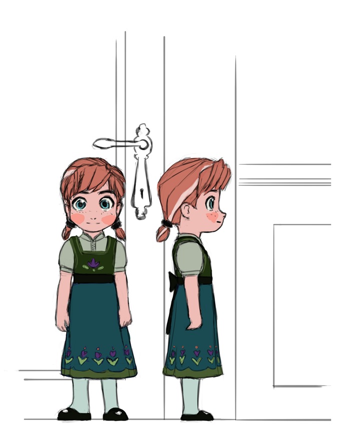 Frozen - Young Anna - Character Sheet