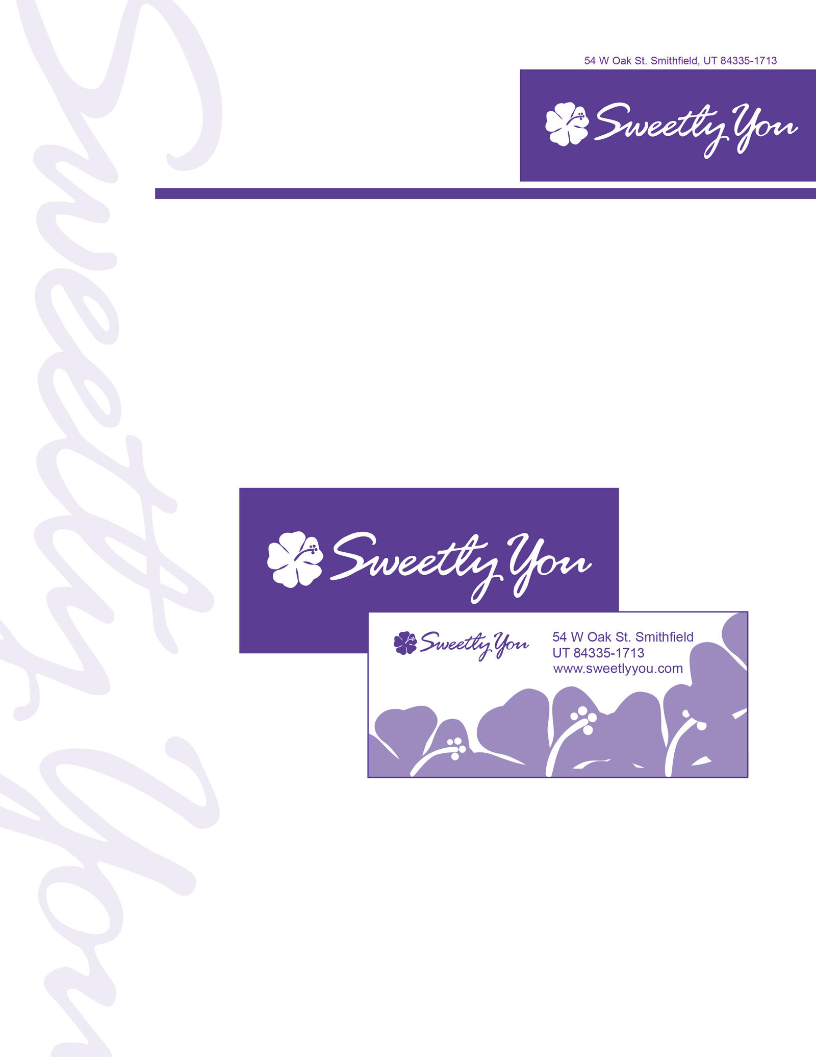 Sweetly You letterhead