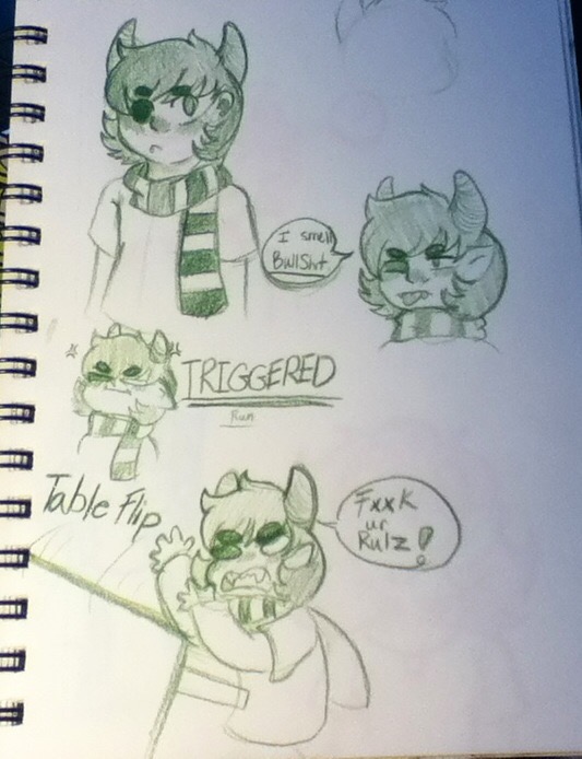 Angry Bean by TheLittleDreamEater on DeviantArt