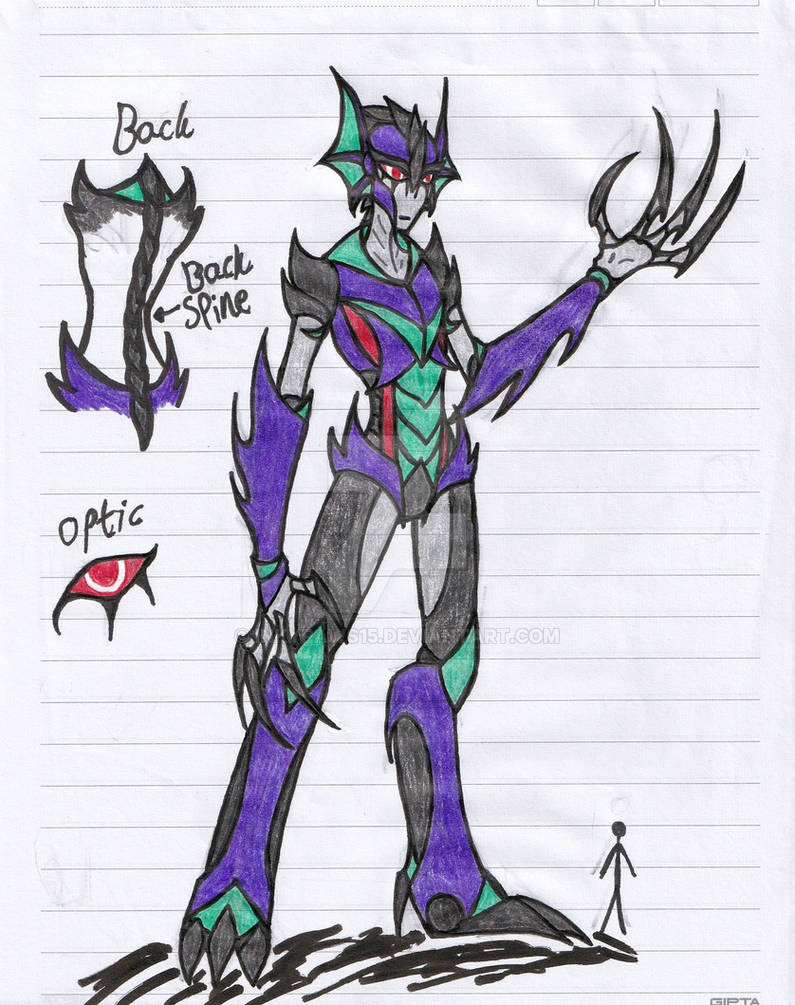 Predacon OC: Katla by InkyPaws15 on DeviantArt