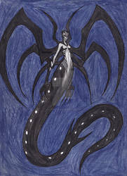 Specimen 4 as a mermaid