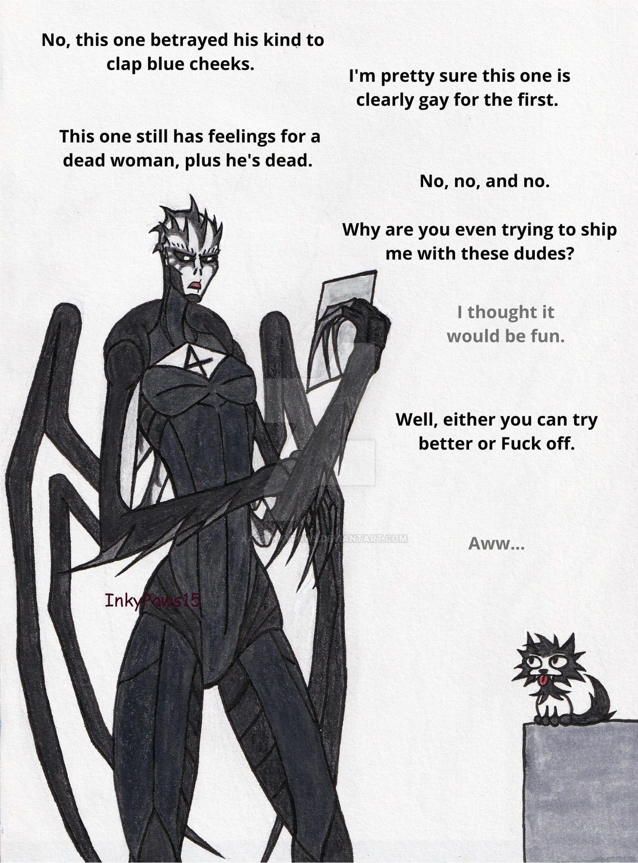 Shipping the spider lady