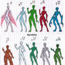 Nautalis Characters' body types