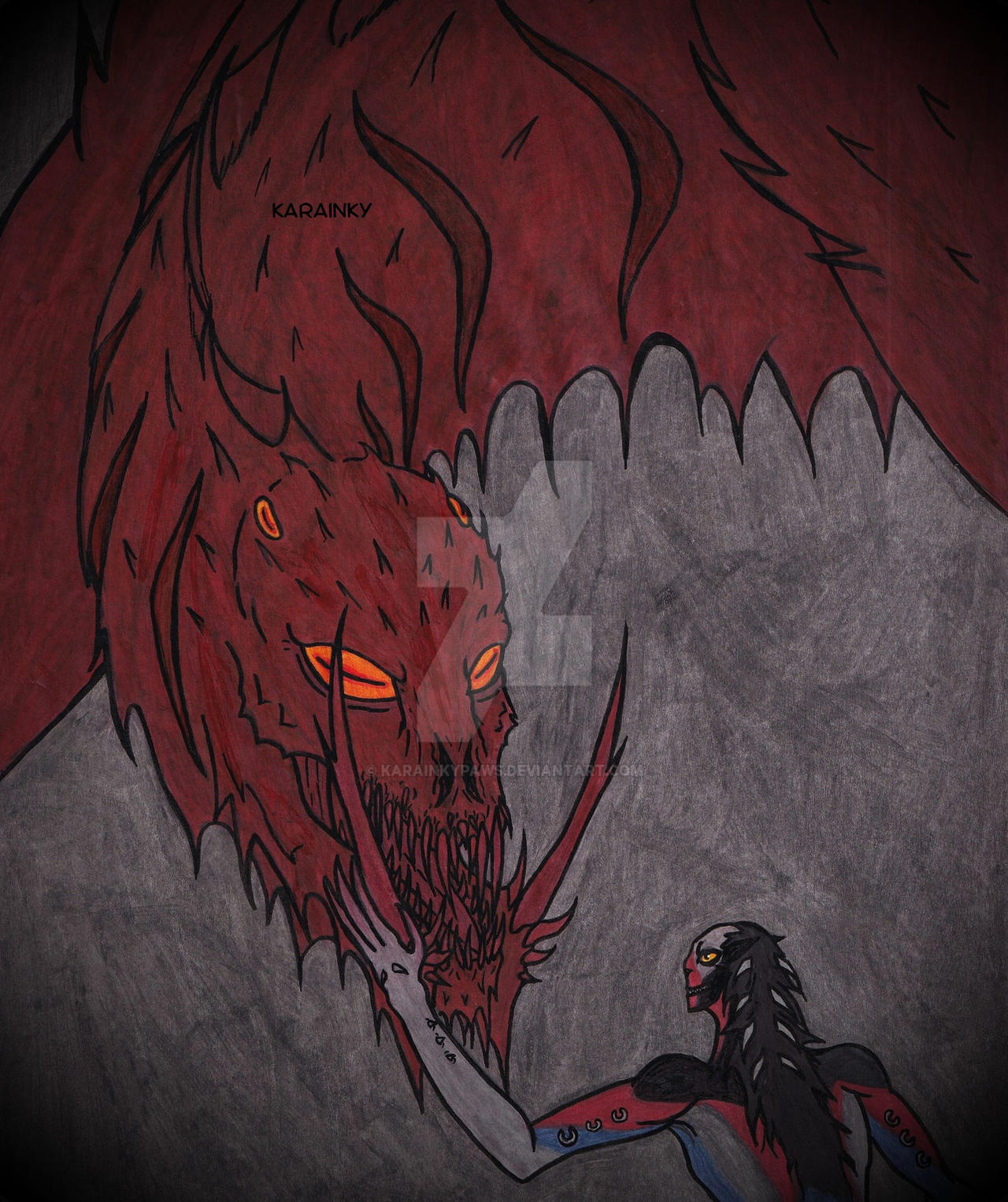 The Gorehog and the Mangkwan warrior