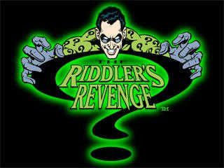 The Riddler's Revenge Logo (Color) by ThrillSeeker1999 on DeviantArt