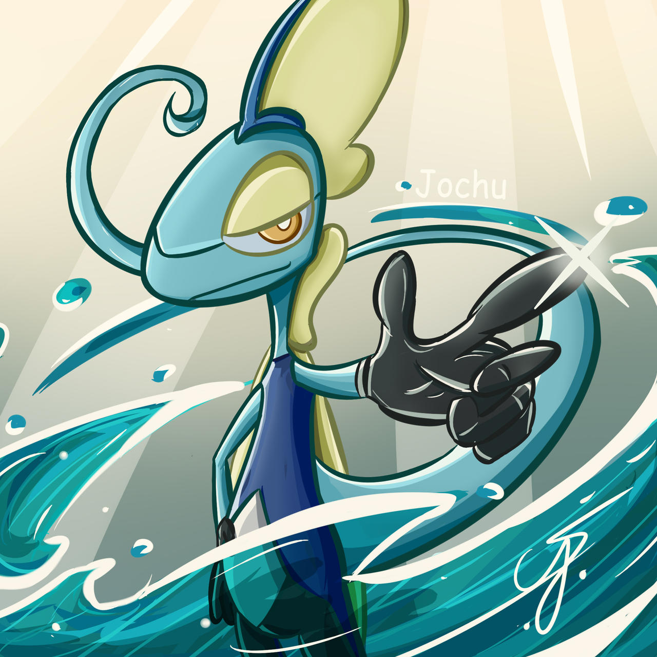 Inteleon Draw Inteleon by AtteJochu on DeviantArt