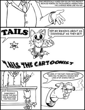 Tails The Cartoonist Page 1