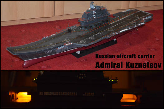 1/350 Russian aircraft carrier Admiral Kuznetsov