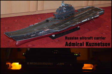 1/350 Russian aircraft carrier Admiral Kuznetsov