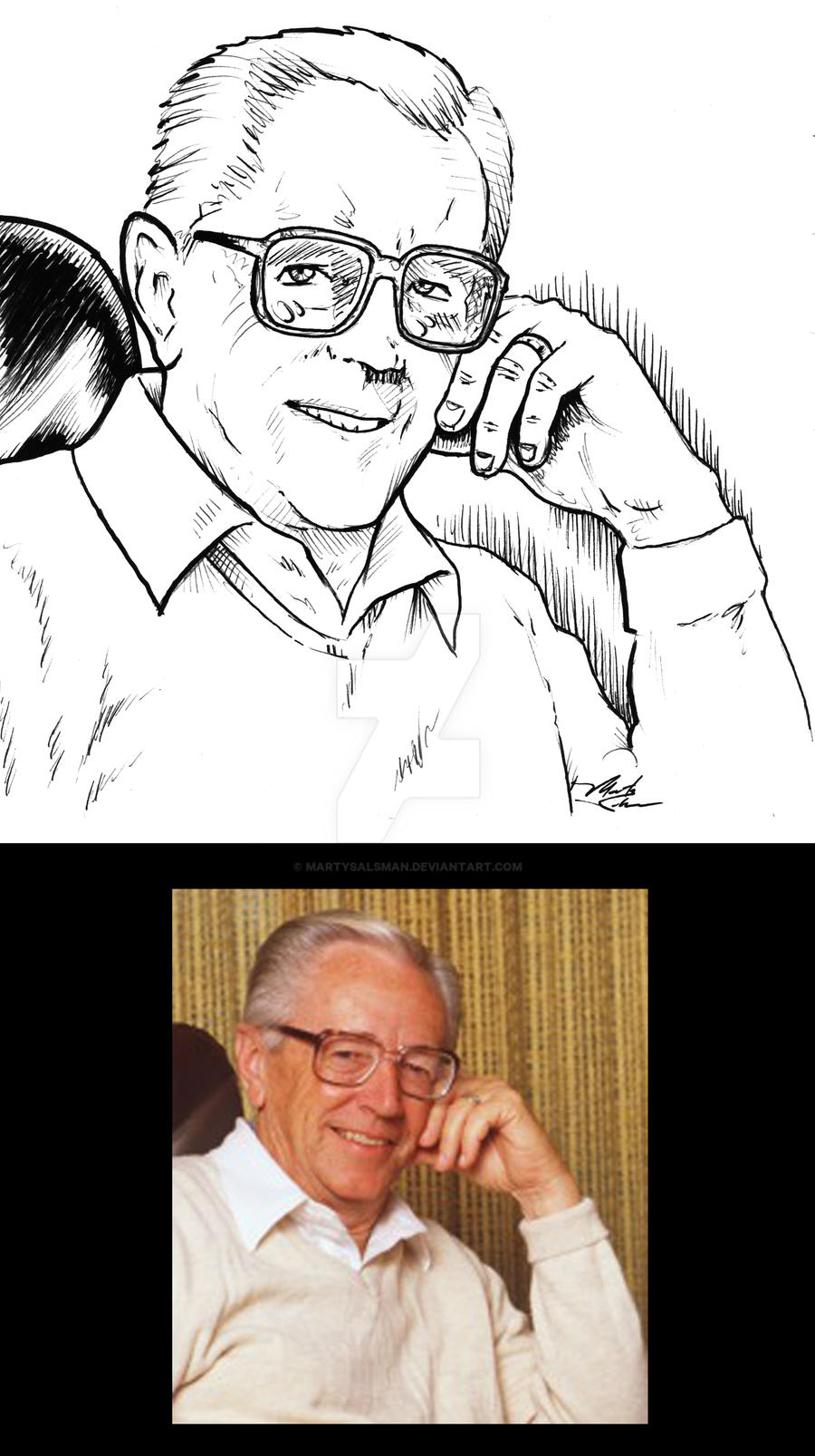 Charles M Schulz Portrait