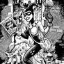 Harley Quinn BnW