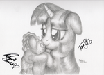 Smarty Snuggles Signed Twi-ce by KuroiTsubasaTenshi