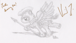 Flash Sentry's Charge by KuroiTsubasaTenshi