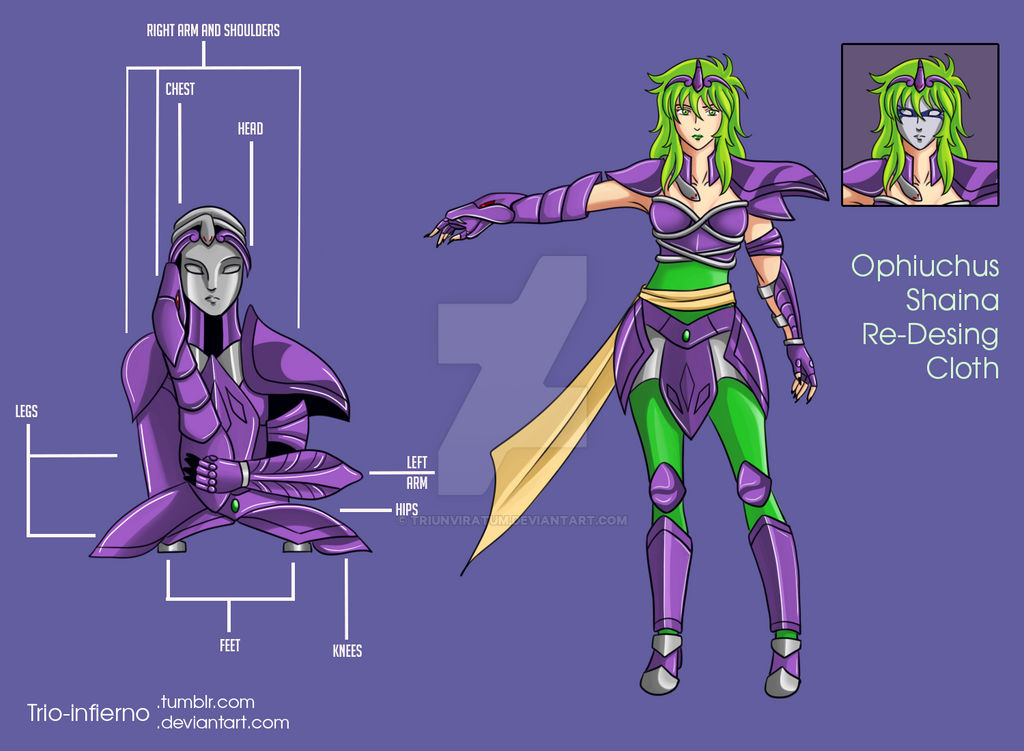 Ophiuchus Shaina re desing cloth