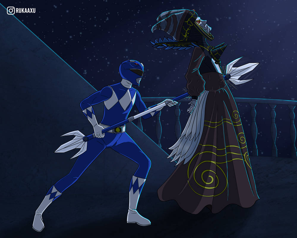 Blue Ranger x Rita Repulsa (Robot Form) by rukaaxu on DeviantArt