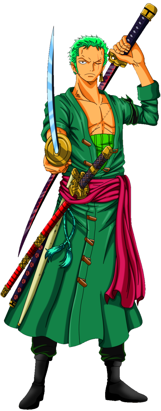 Roronoa zoro render by Aligfx136 on DeviantArt