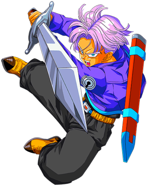 Future Trunks Sword Long Hair By Db Own Universe Arts-d3mzy91