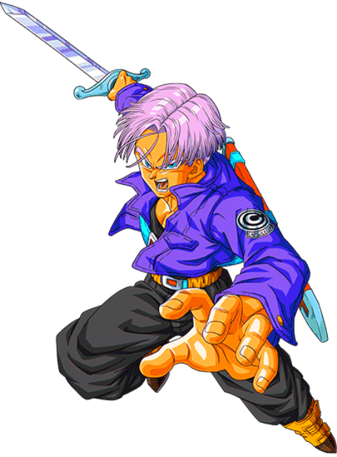 Transparent Future Trunks Png - Trunks Del Futuro Con La Espada