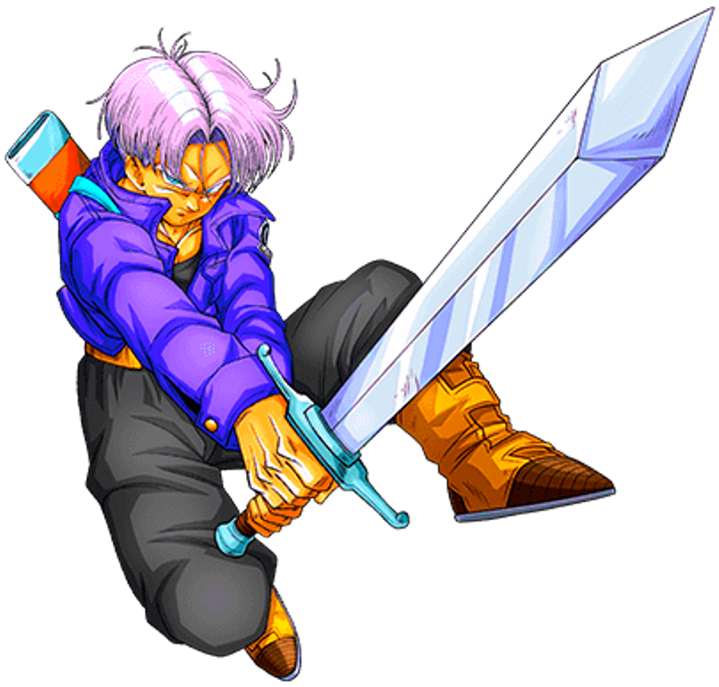Trunks Sword Drawing at William Noland blog