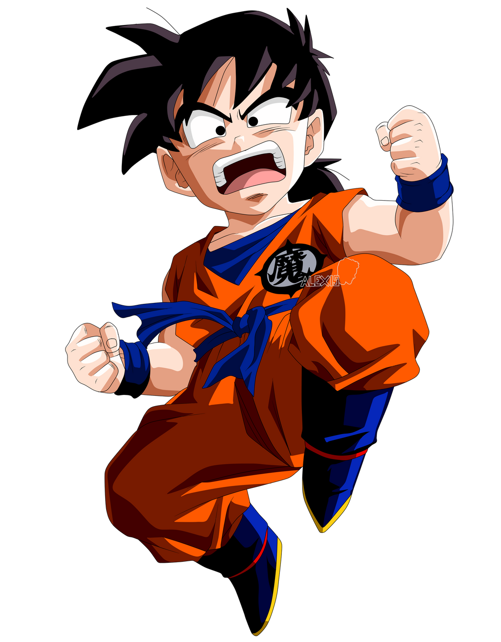 Kid Gohan By AlexelZ On DeviantArt kid-gohan-by-alexelz-on-deviantart