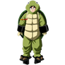 Goku with turtle costume