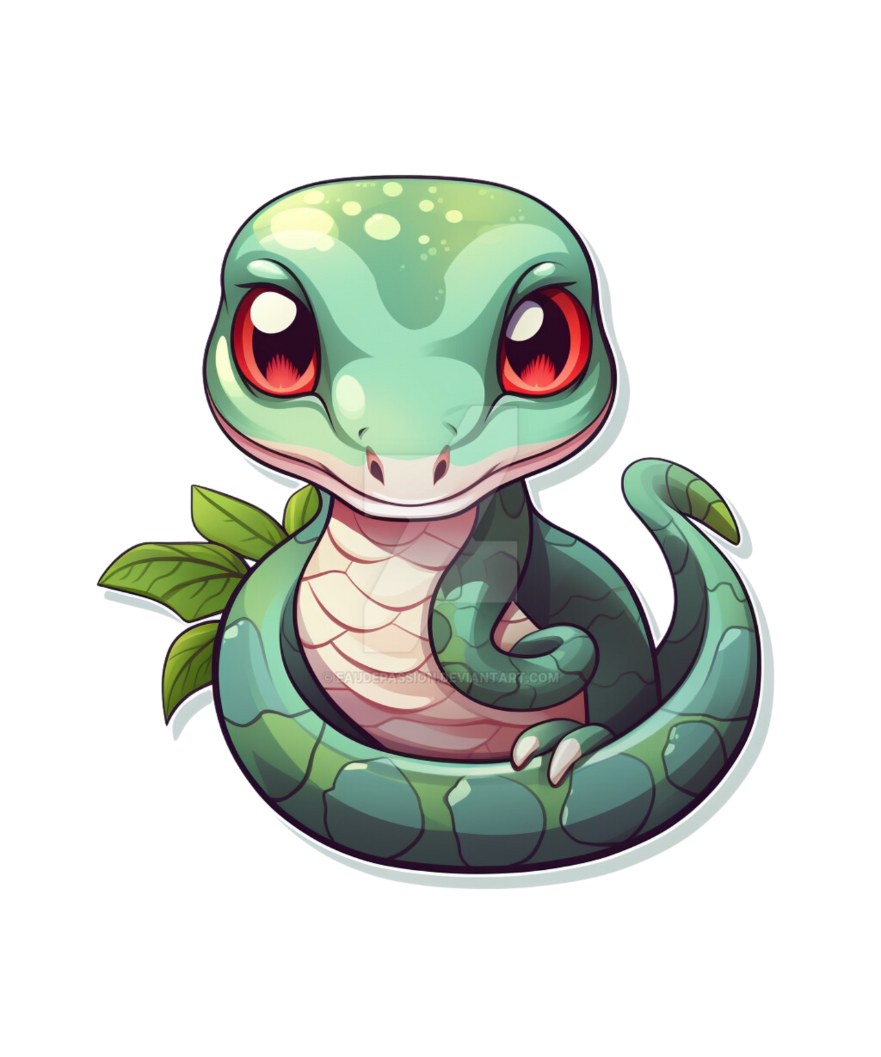 Snake Fan Cute snake by EauDePassion on DeviantArt