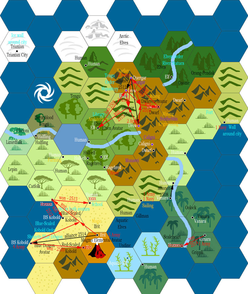 Hex Map Continent by tracepurcell on DeviantArt
