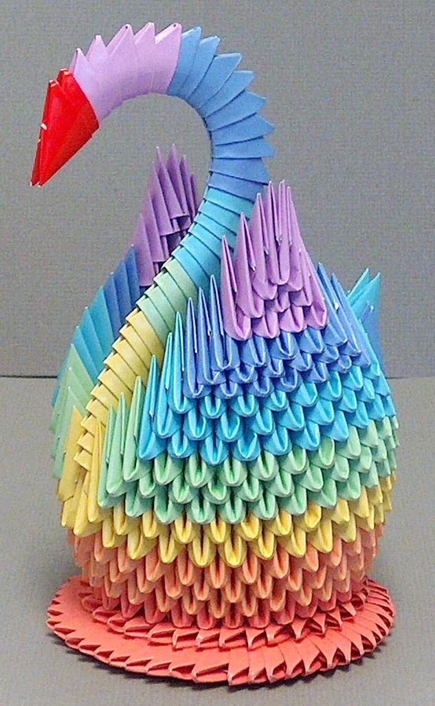 3D Origami: Swan