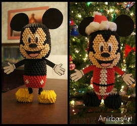 3D Origami: Mickey Mouse