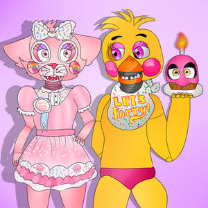 Toy Candy and Toy Chica