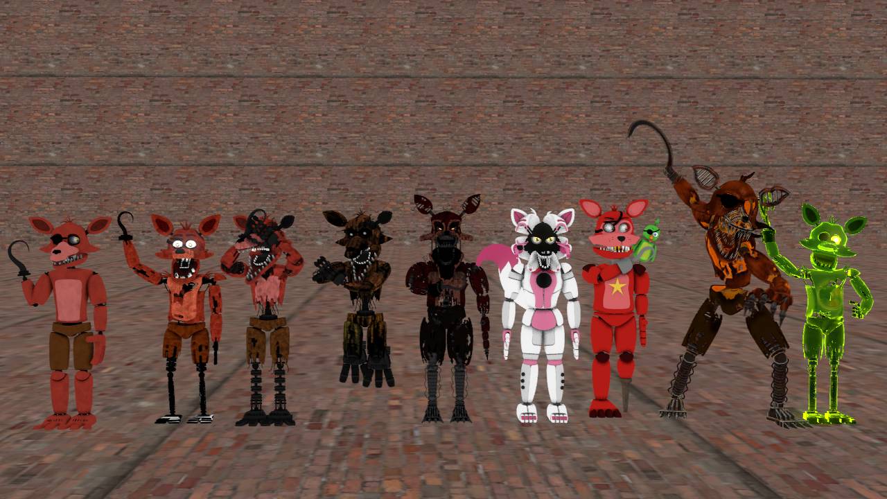 Evolution of Foxy. by GalactusFilms on DeviantArt