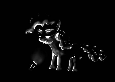 Pinkie Pie in the dark