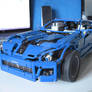 lego technic car 2 blue