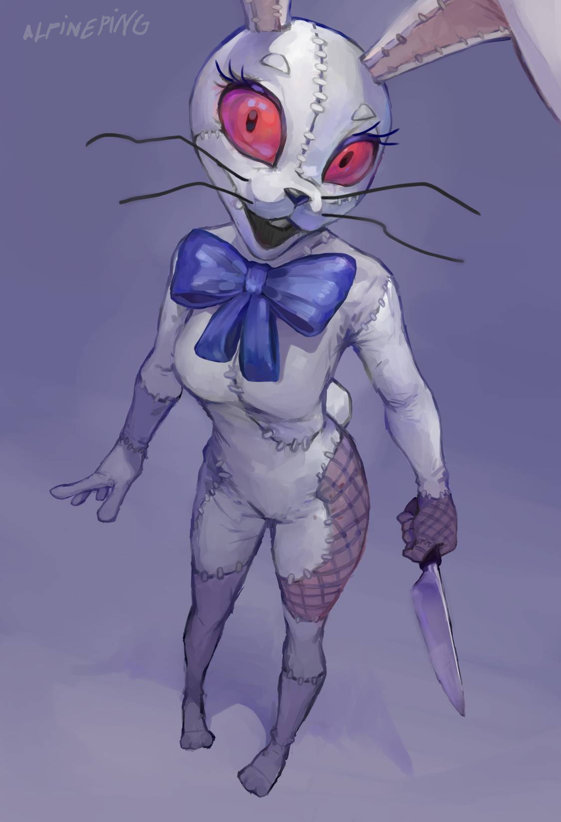 Vanny Pink Rabbit Vanny art by TerriblePing on DeviantArt