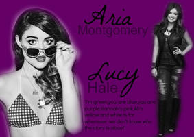 Lucy Hale alias Aria Montgomery