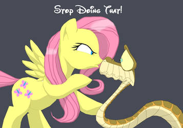 Fluttershy VS. Kaa the Snake