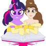 Belle and Twilight Sparkle