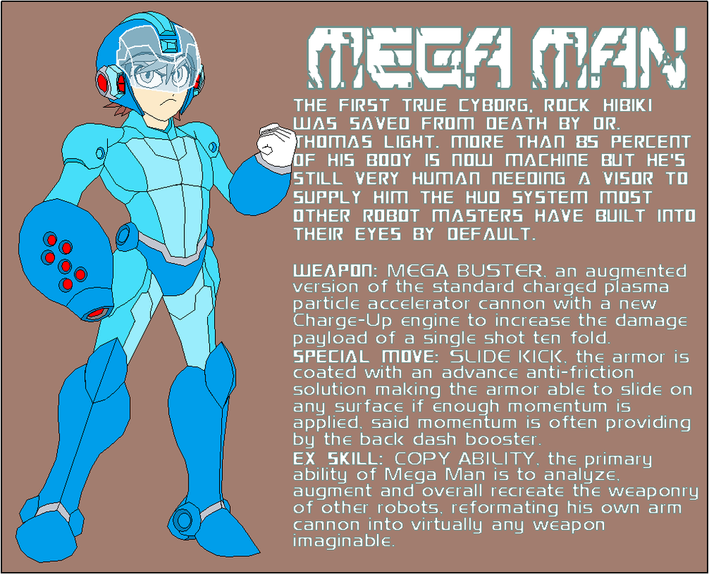 Mega Man by Tyrranux on DeviantArt