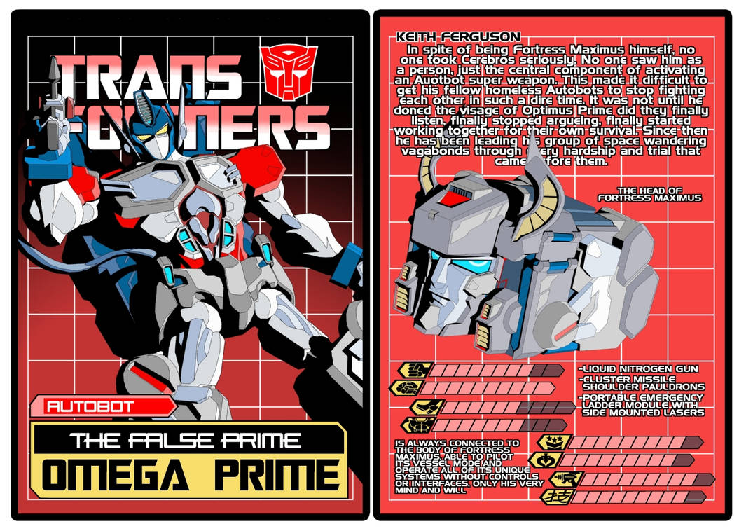 TRANSFORMERS - Autobot Omega Prime by Tyrranux on DeviantArt