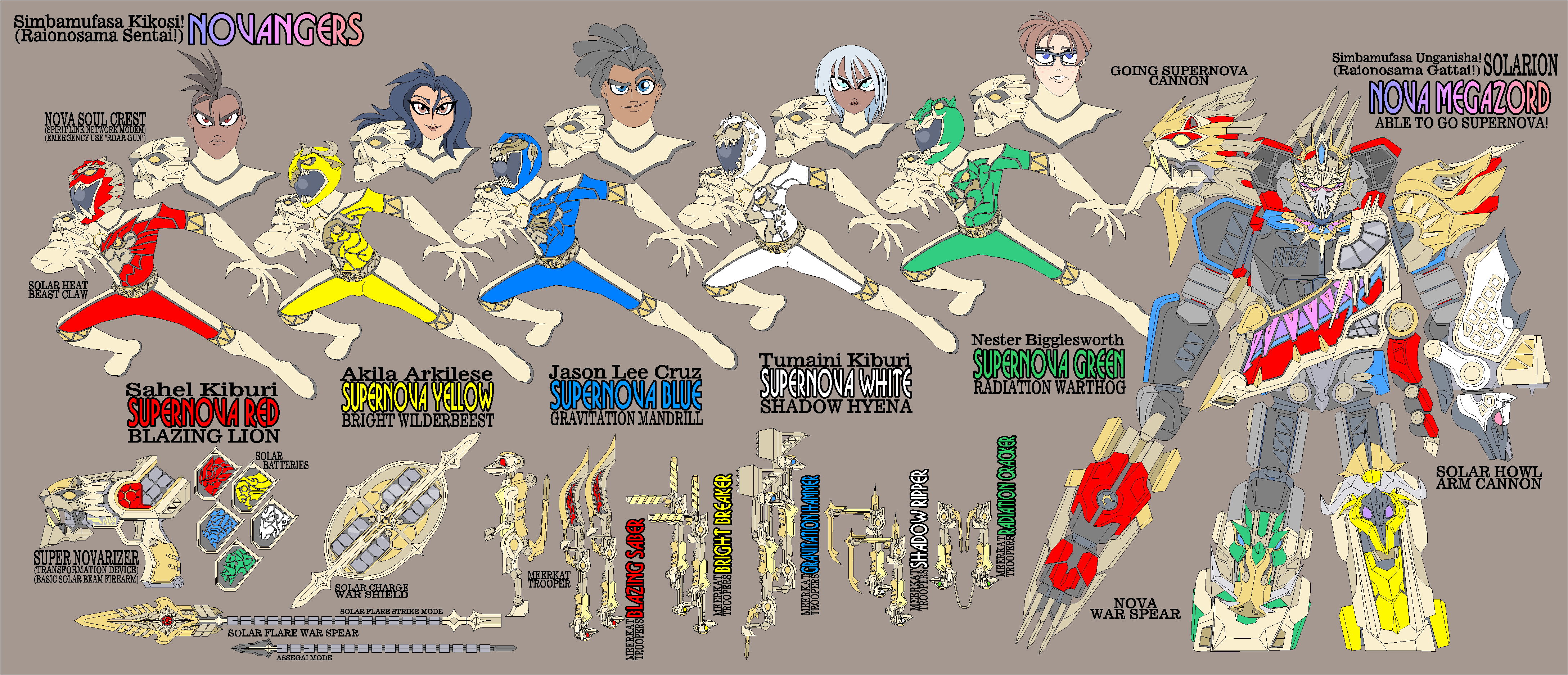 Supernova Rangers Power Rangers Supernova by Tyrranux on DeviantArt