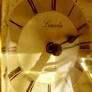 GOLD CARRIADGE CLOCK
