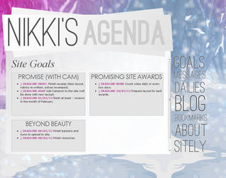 Agenda Layout